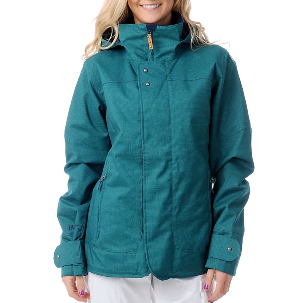Burton Snowboarding Women’s Jet Set Jacket in Spruce Green Teal Blue Size Medium